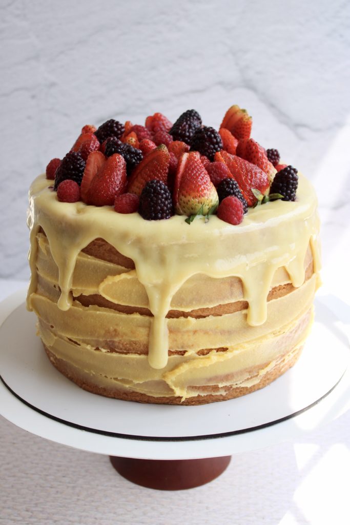 Naked Cake Frutos Rojos Postres Diana Carrion