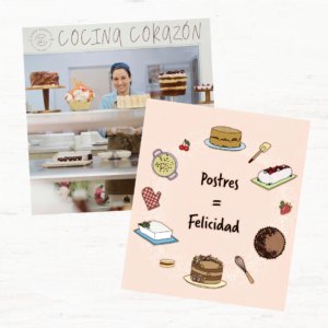 Bundle E-Books: Cocina Corazón + Postres = Felicidad