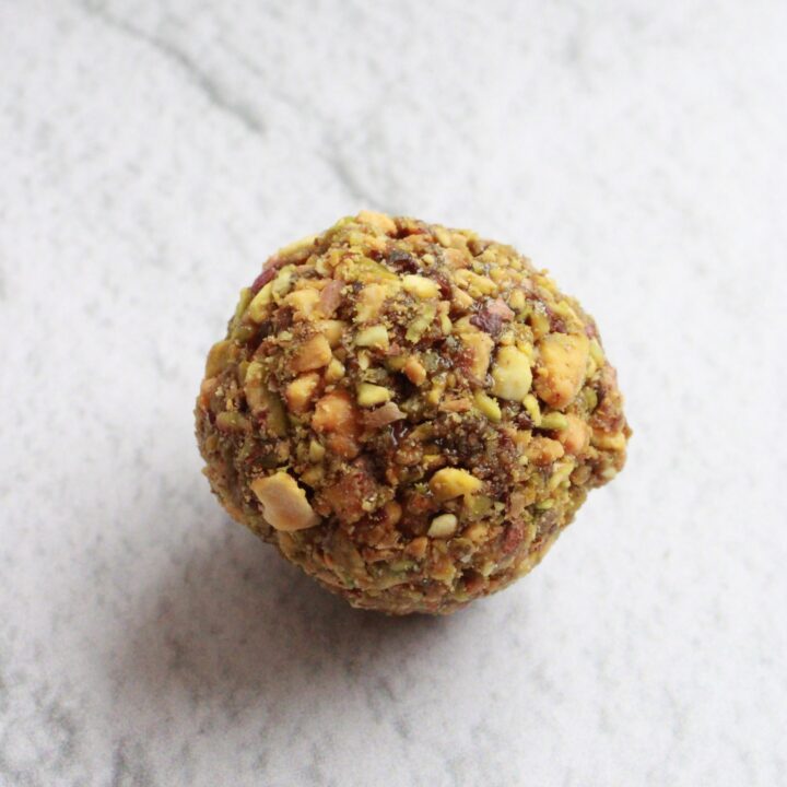 Trufas de Pistacho Acarameladas