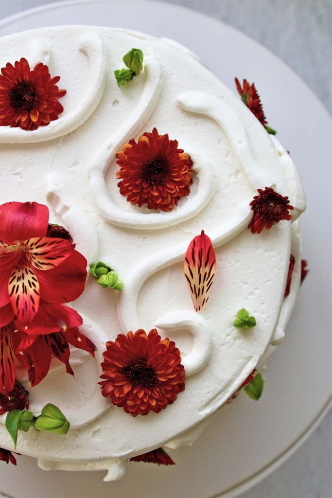 Aesthetic Flower Cake Postres Diana Carrion