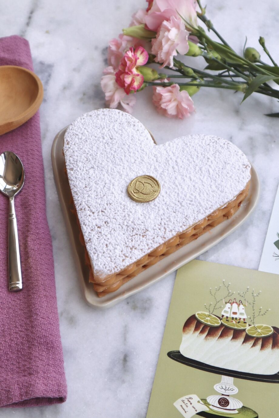 Platito Corazón con Alfajor