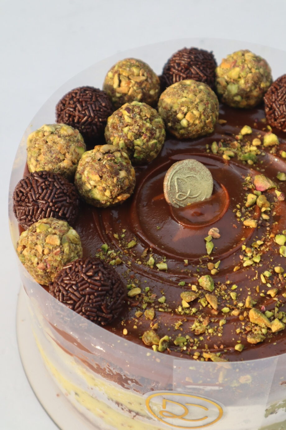 Torta de Chocolate y Pistacho