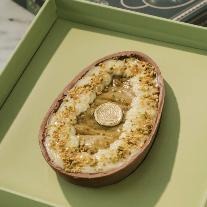 Huevo Postre Pistacho & Chocolate
